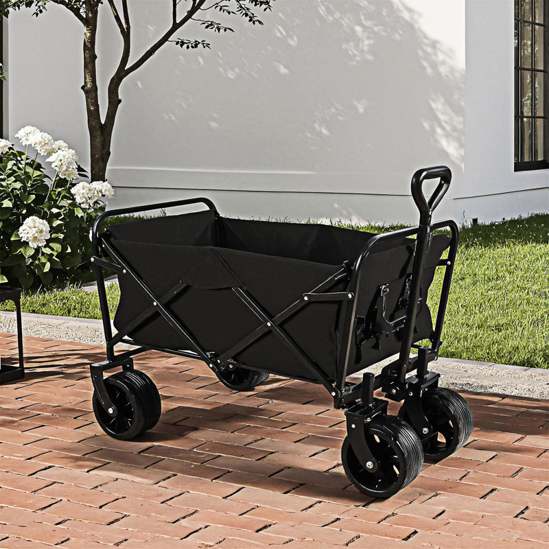 Collapsible Folding Beach Wagon Cart With Wheels