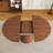 Humphrey 59'' Extendable Oval Dining Table