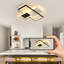 50CM Dimmable LED Flush Mount Ceiling Light