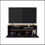 Meuble télé moderne avec tablettes ouvertes et console compacte à profil minimaliste Colman pour le salon ou la chambre à coucher