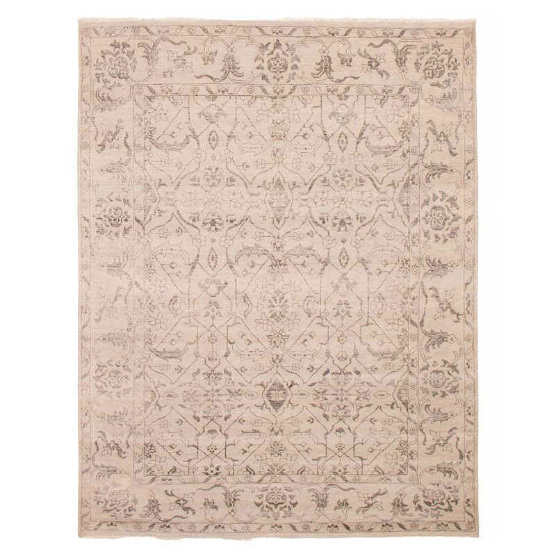 Tapis gris Heritage 7 pi 10 po x 10 pi 1 po