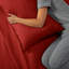 Ensemble de draps des Fêtes, motif de père Noël rouge, literie pour très grand lit-116478669-135514360