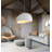Jimyah 1- Light White Polyesters Unique/Statement Modern Pendant-557469997