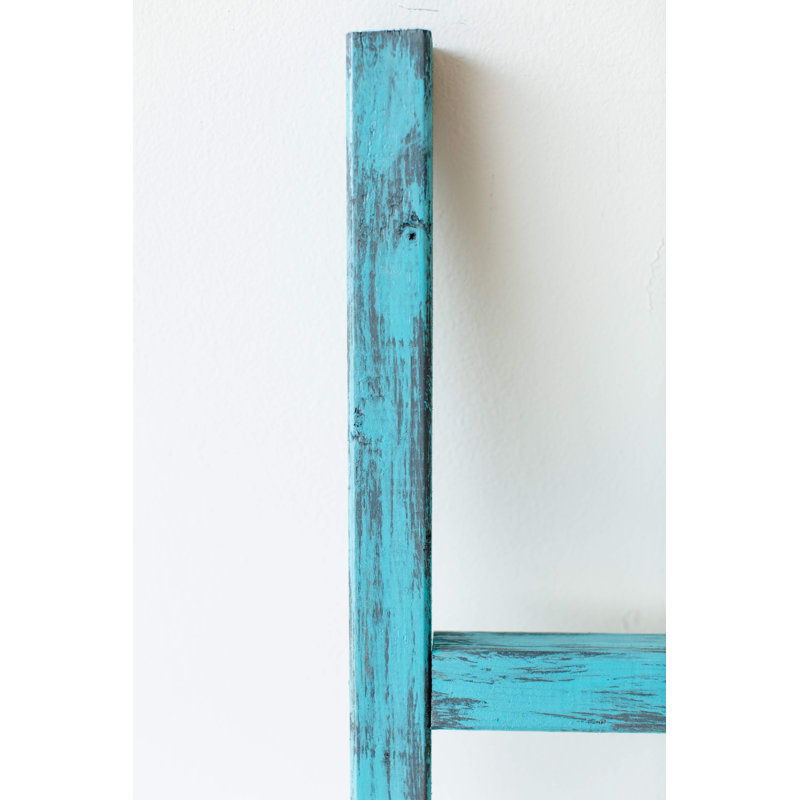 Échelle décorative de couverture 5 pi, Bleu délavé