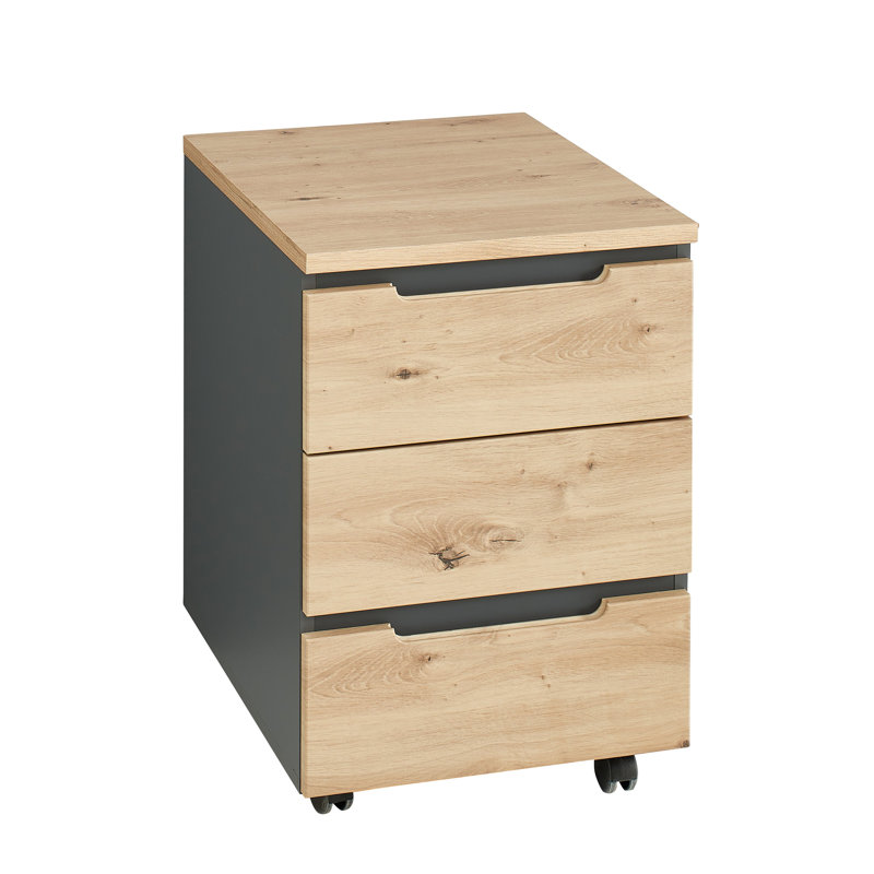 Ruthford 3 -Drawer Storage Cabinet