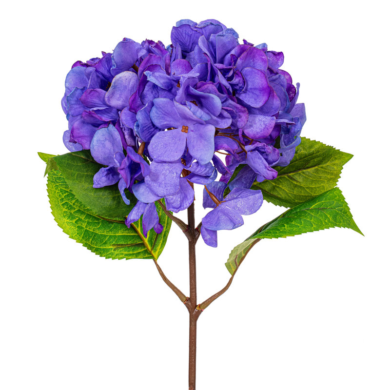Tige d'hydrangée de 20 po Primrue. Chaque sac contient deux jets., Mauve clair