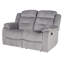 61" Velvet Loveseat Recliner,Manual Motion Reclining Chair With USB Port