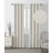 Leming Linen Like Polyester Blackout Room Darkening Grommet Curtain Pair-463402357-462760886
