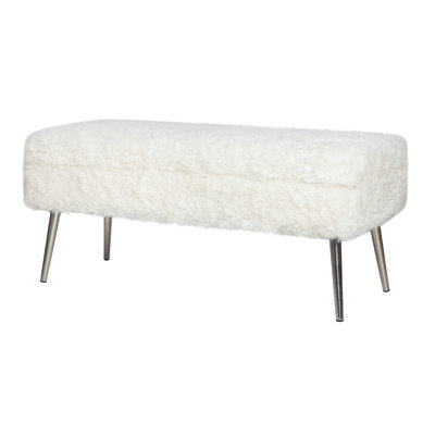 Banc de rangement rembourré Kristell
