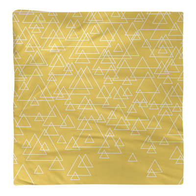Serviette en coton à triangles de dispersion