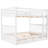 Bunk Bed In White With Storage And - Provides A Comfortable Sleep Drawers, Fits Various Bedroom Decor Styles-966692020