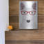 «Bull Terrier portant des lunettes de hipster» par les affiliés Furbaby-1806271037