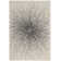 Abstract Black/Ivory Area Rug