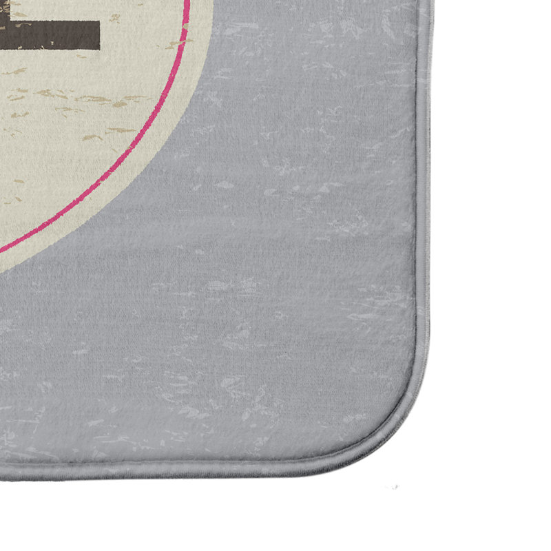 Tapis de bain « Nap Zone » Lepore, l 17 po x L 24 po, Gris