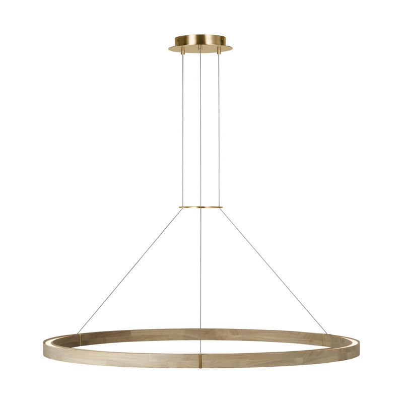 Ashok LED Chandelier, 1.9" H x 48.7" W x 48.7" D