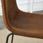 Tabouret de bar en polyuréthane avec pieds en métal-682210732-680151543