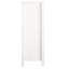 Coffre de chambre blanc avec élégance: panneau de particules, guides en métal Conception pratique: placage en bois massif, accès facile