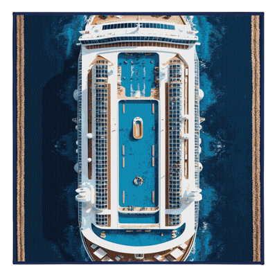 Tapis bleu de transport lavable à la machine