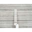 Tapis carré gris / crème nouvel âge en laine noué à la main de conception unique 6 pi 1 po x 6 pi 1 po Vergene