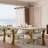 Lockhaven Metal Base Dining Table