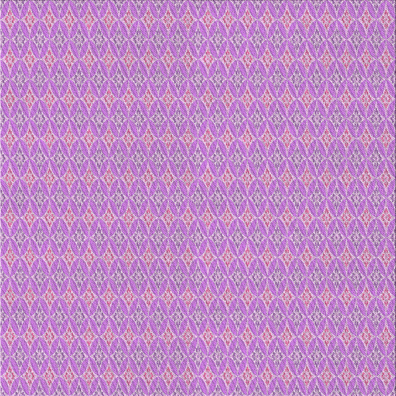Tapis de zone rose à motif, Carré 6 pi