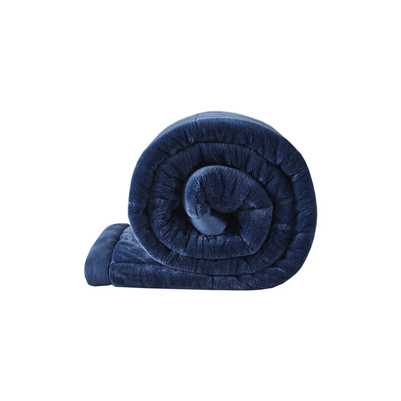 Couverture réversible en duvet HeiQ Smart, Grand lit, Marine
