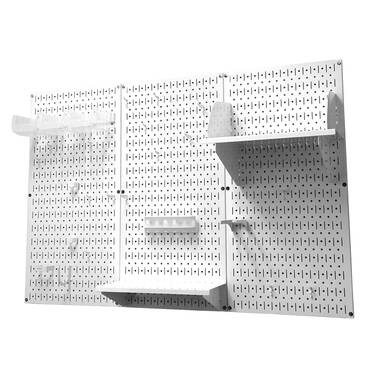 Wall Control 30-CC-200 YW Hobby Craft Pegboard Organizer Storage Kit with  Yellow Pegboard and White Accessories : : Tools & Home Improvement