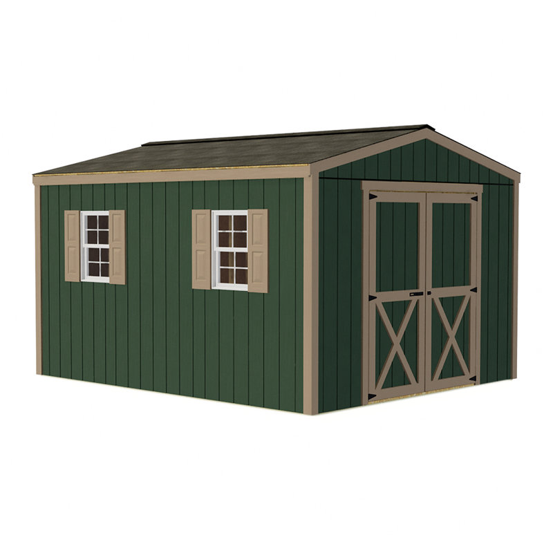 Handmade Haven(Doors Gable)10 ft. W x 12 ft. D Solid Wood Storage Shed