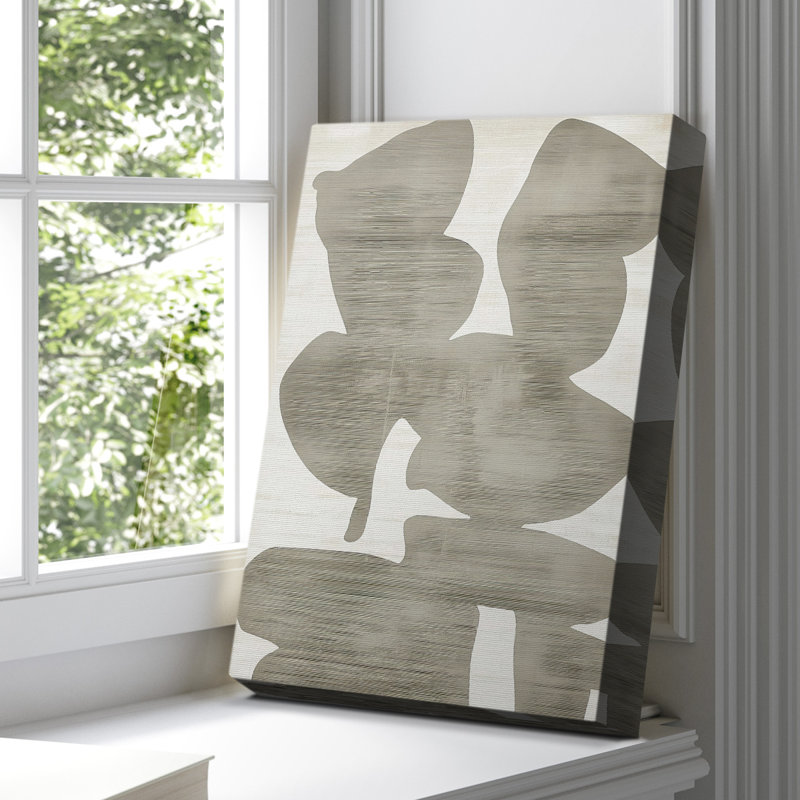 Toile tendue avec châssis abstrait CDX Gallery - prêt à être accroché, H 27 po x l 18 po