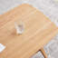 Table basse rectangulaire en bois de chêne massif avec étagère de rangement - 40 po