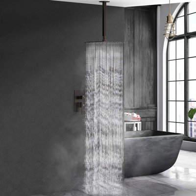 Système de douche complet avec valve brute