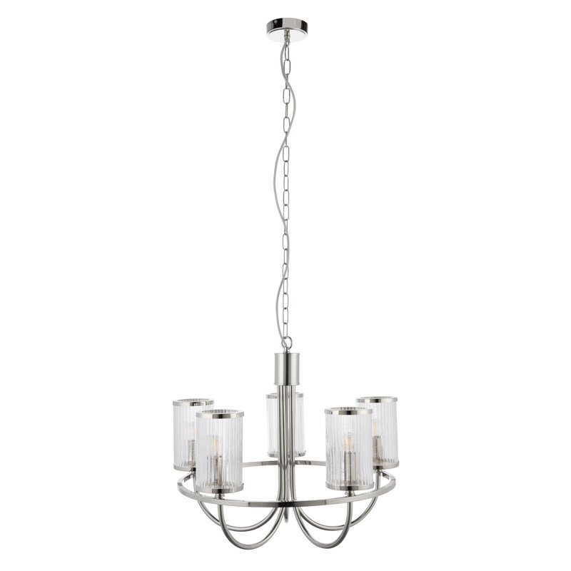 Axelen 5 - Light Waggon Wheel Chandelier