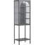 Armoire de rangement vitrée en métal-1087164302
