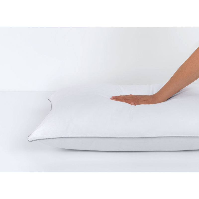 Calida Nano Gel Pillow, White, Standard Pillow: 20" x 26"