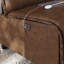 Fauteuil inclinable électrique Callum, cacao, similicuir-1619504535