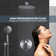 9-Spray Patterns With 1.8 Gpm 12 In. Wall Mount Shower System With Two Showerhead