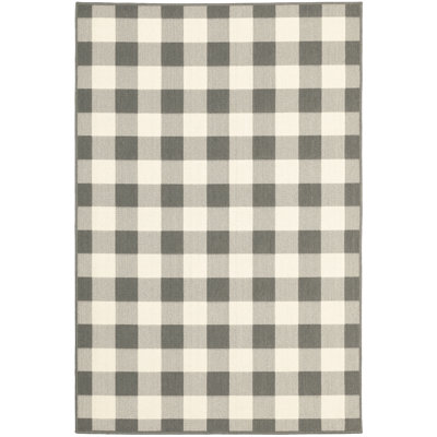 Lyle Plaid Indoor / Outdoor Rug