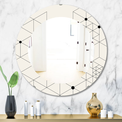 Miroir mural triangulaire Spacy Spheres 1