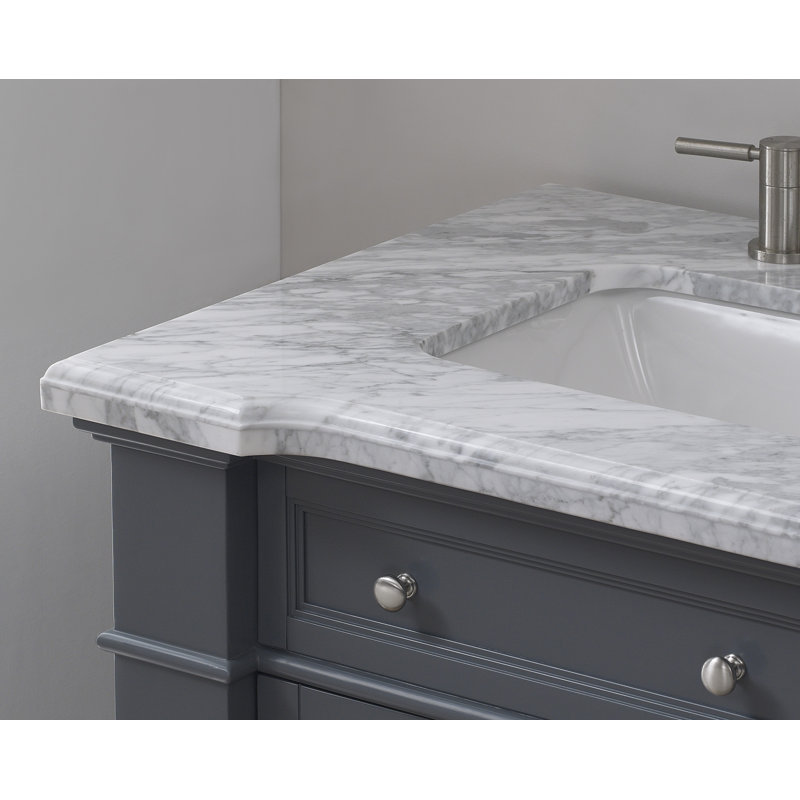 Riccardo 42" Single Bathroom Vanity Set, Gray
