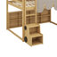 Lit mezzanine double avec tente