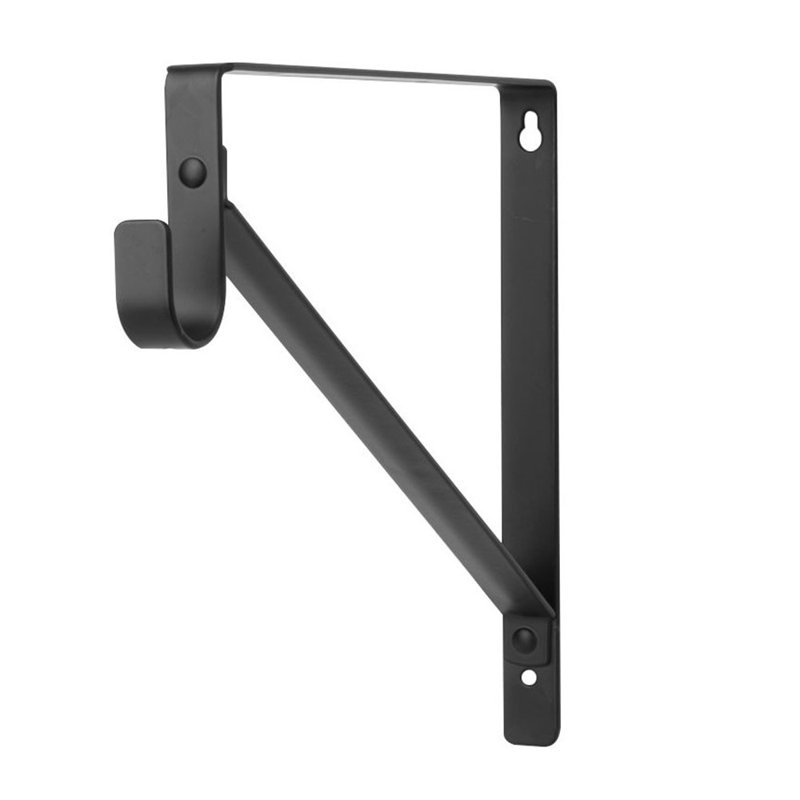 11" Rod Bracket, White Powder Coated Steel