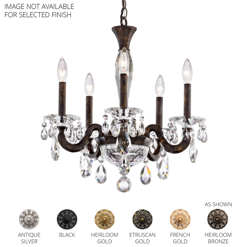 San Marco 5 - Light Chandelier, Heirloom Bronze