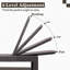 Ensemble de chaises longues inclinables de 33 po avec table