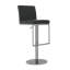 Rennerdale Swivel Upholstered Adjustable Height Counter Stool with Metal Frame-42253263