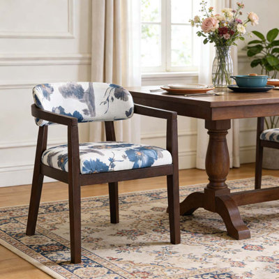 Chaise avec accoudoirs de salle à manger