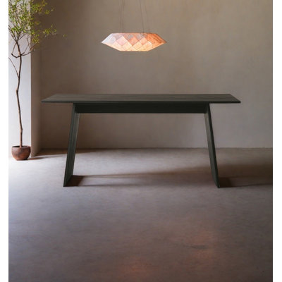 Table de bar rectangulaire en noyer récupéré