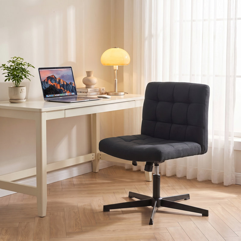HOMCOM Linen Criss Cross Chair