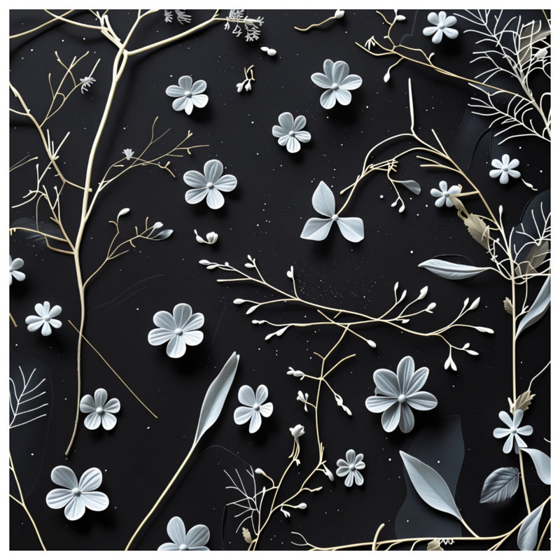 Housse de couette Floral Bedding Nature, Lit simple