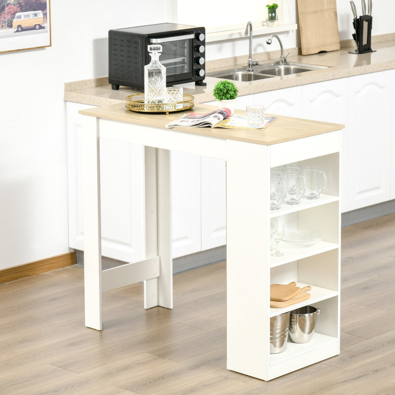 Braea Solid Wood Top Dining Table, Nature