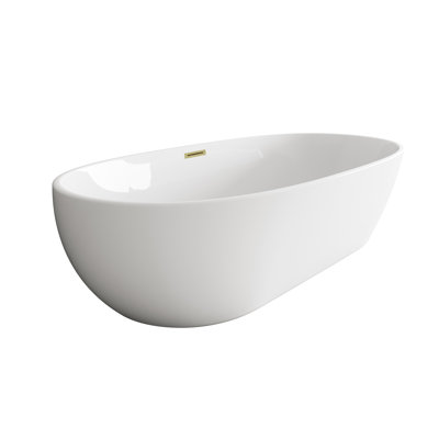 Fredericksburg 70'' x 33.5'' Soaking Acrylic Bathtub